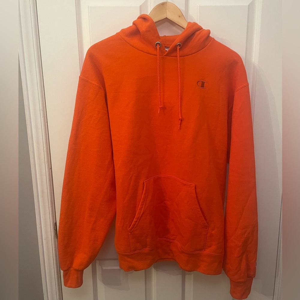 Orange Champion Hoodie